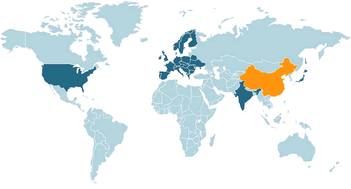 Office Locations Map